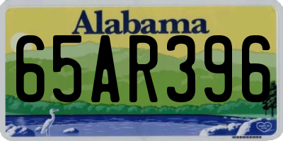 AL license plate 65AR396