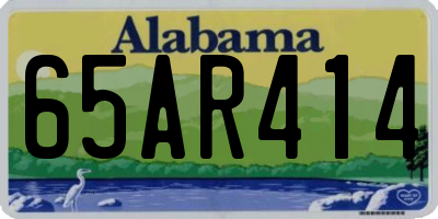 AL license plate 65AR414