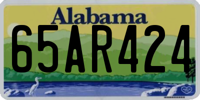 AL license plate 65AR424
