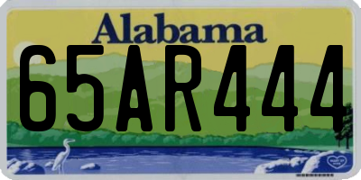 AL license plate 65AR444