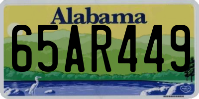 AL license plate 65AR449