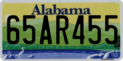 AL license plate 65AR455