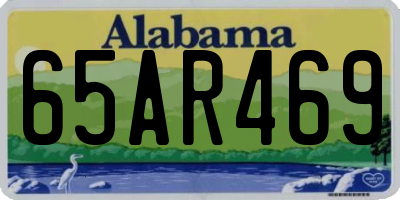 AL license plate 65AR469