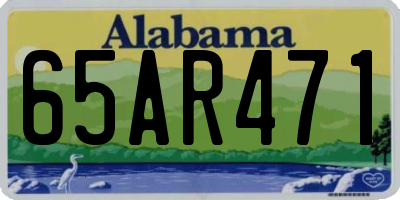 AL license plate 65AR471
