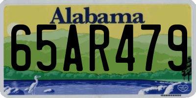 AL license plate 65AR479