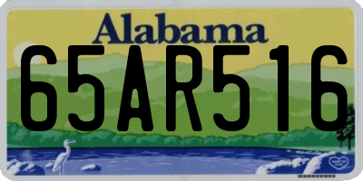 AL license plate 65AR516