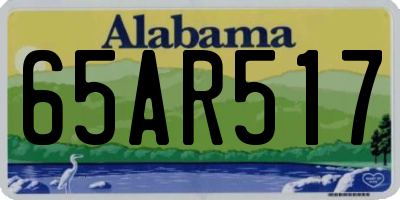 AL license plate 65AR517
