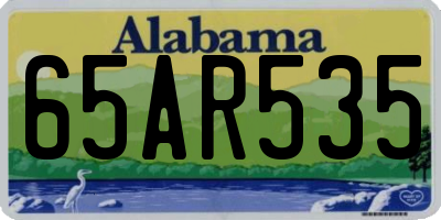 AL license plate 65AR535