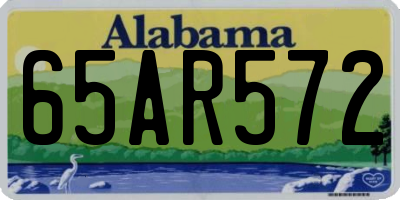 AL license plate 65AR572