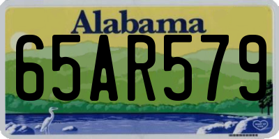 AL license plate 65AR579