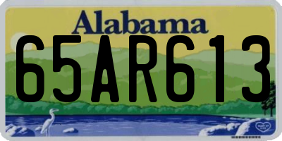 AL license plate 65AR613