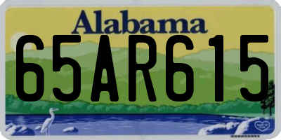AL license plate 65AR615