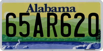 AL license plate 65AR620