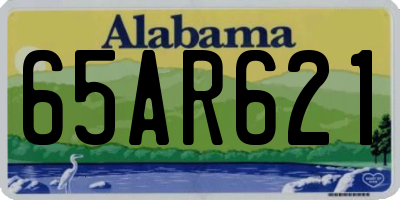 AL license plate 65AR621