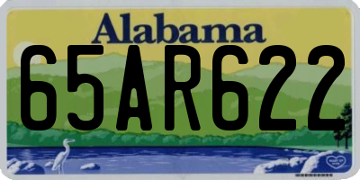 AL license plate 65AR622