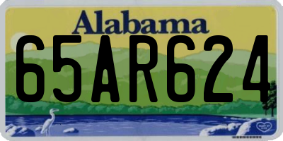 AL license plate 65AR624
