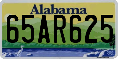 AL license plate 65AR625