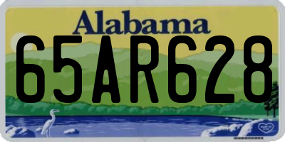 AL license plate 65AR628