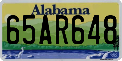 AL license plate 65AR648