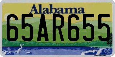 AL license plate 65AR655