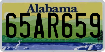AL license plate 65AR659