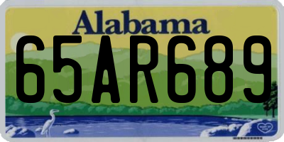 AL license plate 65AR689