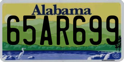 AL license plate 65AR699