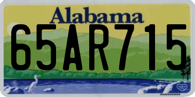 AL license plate 65AR715