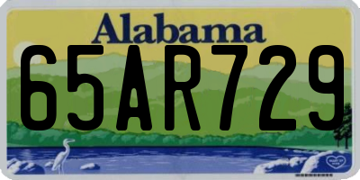 AL license plate 65AR729
