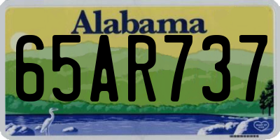 AL license plate 65AR737