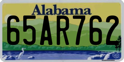 AL license plate 65AR762