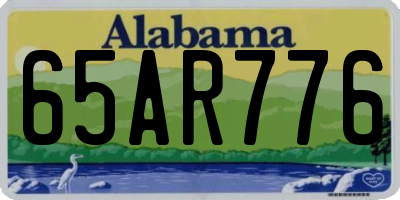 AL license plate 65AR776