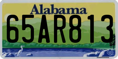 AL license plate 65AR813