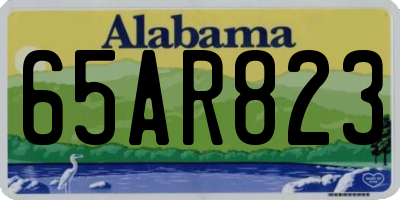 AL license plate 65AR823