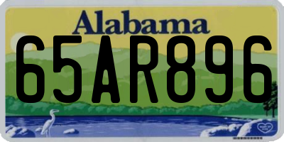 AL license plate 65AR896