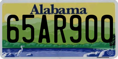 AL license plate 65AR900