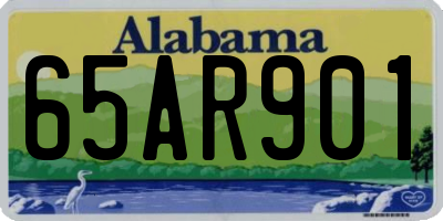 AL license plate 65AR901