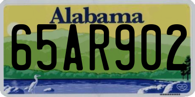 AL license plate 65AR902