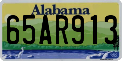 AL license plate 65AR913