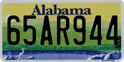 AL license plate 65AR944