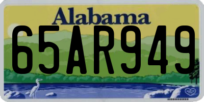 AL license plate 65AR949