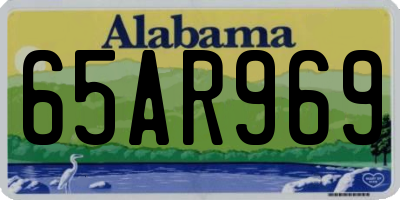 AL license plate 65AR969