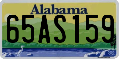 AL license plate 65AS159