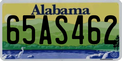 AL license plate 65AS462