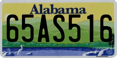 AL license plate 65AS516