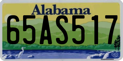AL license plate 65AS517