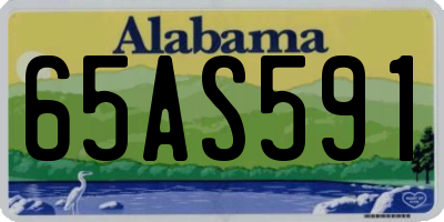 AL license plate 65AS591