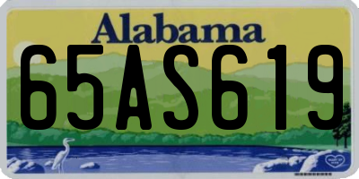 AL license plate 65AS619