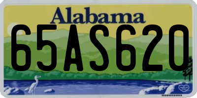 AL license plate 65AS620