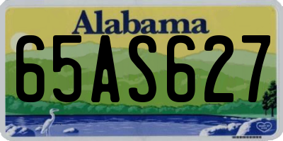 AL license plate 65AS627
